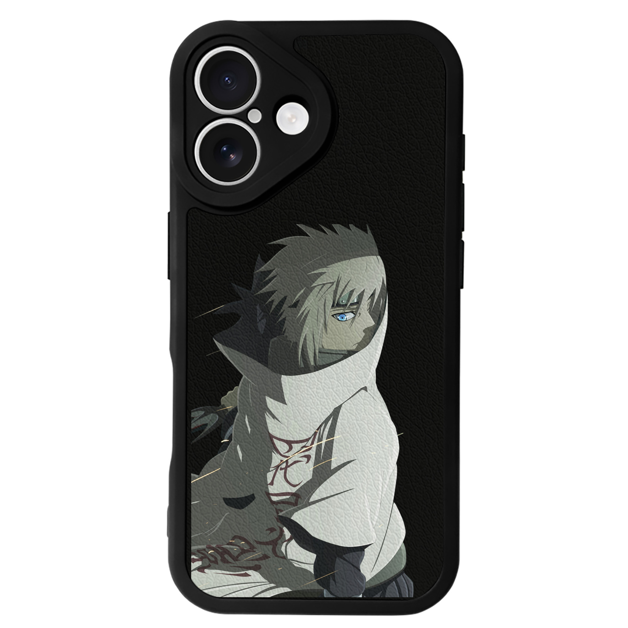 （画像用） NARUTO -ナルト- 波風 ミナト Namikaze Minato 【iPhone 16シリーズ対応】シリコンスマホケース（レザー調） 材質：シリコン